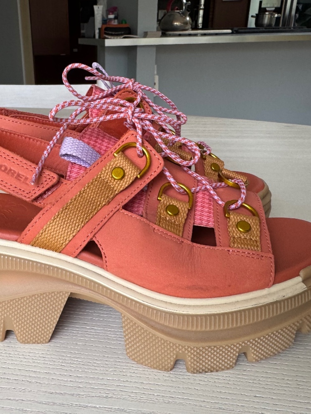 Sorel Sandals Coral